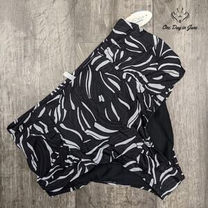 Boutique Leaf Print Bikini Bottom Swimwear Size XL